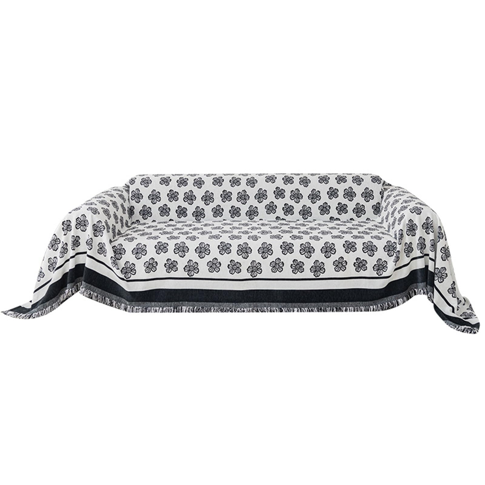 Jazuaiao Four Season Chenilles Sofa Blanket Comfortable Padded Plushes Cushions Blanket NonSlip Couch Protectors