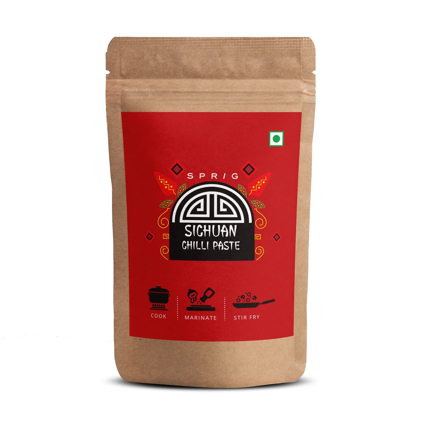 Sichuan Chilli Paste | Spicy Szechuan Cooking Paste | Schezwan Cooking Paste for Noodles & Fried Rice | Vegan Cooking Paste | Vegetarian Recipe | 125g (B09ZTV6TZP) Amazon Price History, Amazon Price Tracker