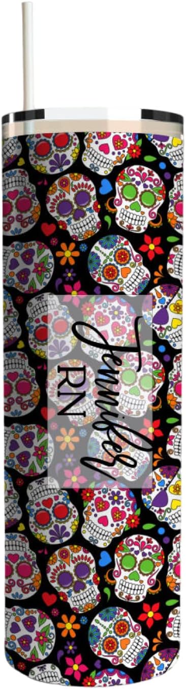 KimKaps Sugar Skulls Tumbler