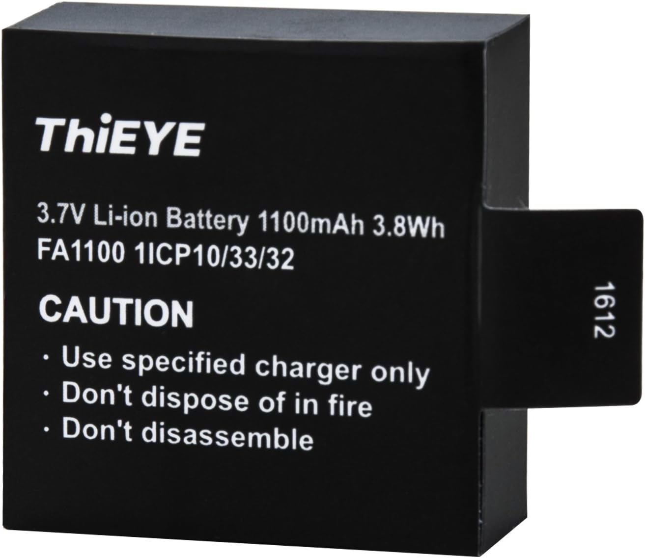 T5e / E7 / T5 Edge Action Camera Original Battery Rechargeable Spare Battery 1100mAH 3.7 V Li-ion