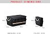 Caja Plegable para Auto para Kia KX Cross/KX3/KX7/Telluride/Mohave/Sonet/Seltos/Carnival KA4 YP VQ GQ UP Caja de Almacenamiento Plegable de Gran Capacidad con Tapas Estuche de Almacenamiento para Auto, Versión Básica A 5