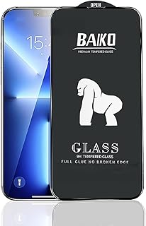 3D HD Clear Glass Screen Protector Compatible with iPhone 15 Pro Max, Edge-to-Edge Fit