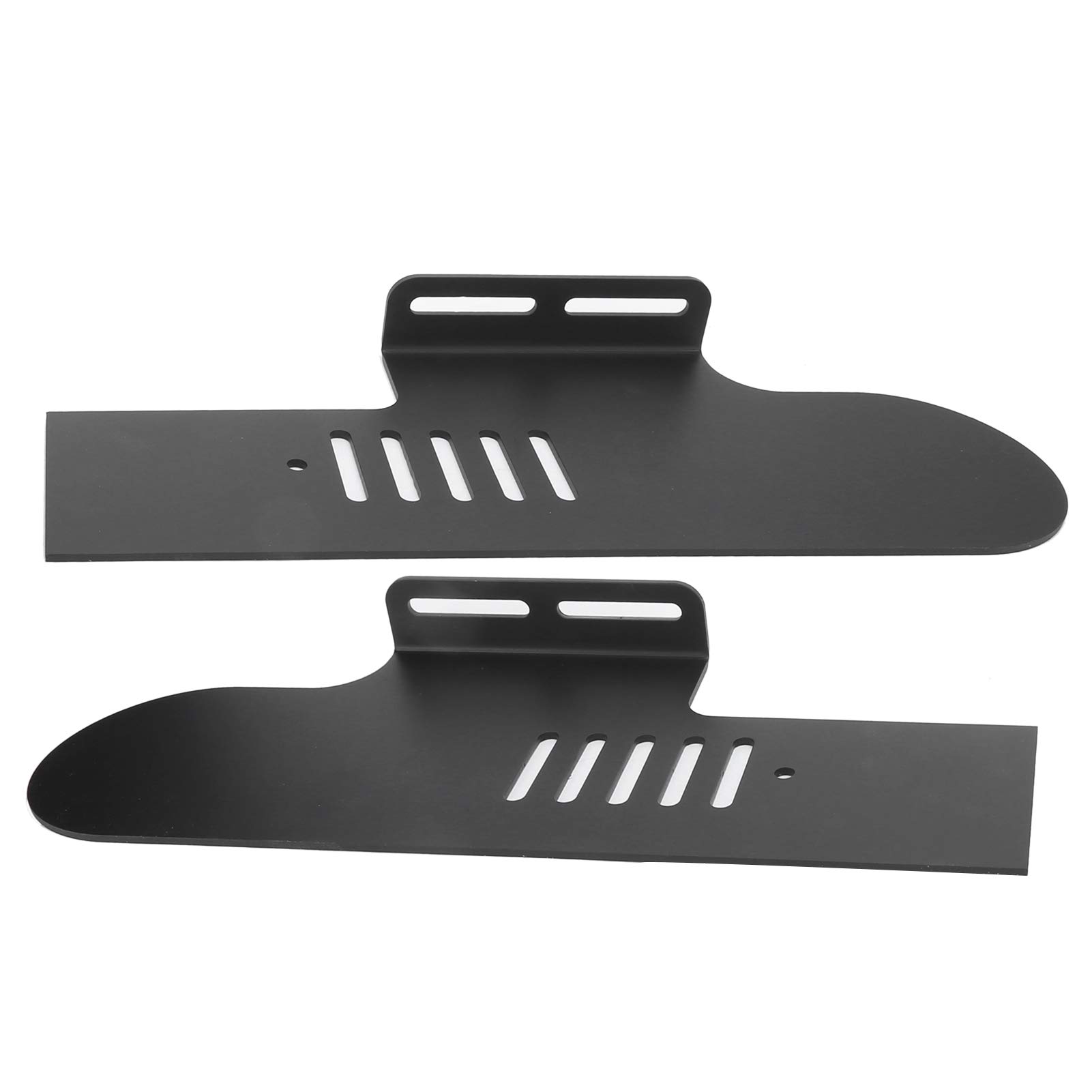 Soporte de Altavoz de TV Inalámbrico, Soporte Dividido Ajustable y Resistente para Montaje en Pared de Altavoz de TV, de Caja de de Metal Negro con Bolsa de Tornillos para Entretenimiento en