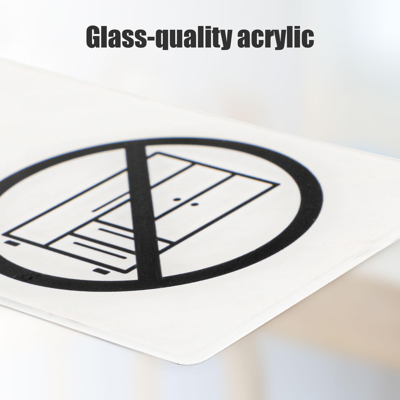 2 Pièces Do Not Open Owner's Closet Sign, 22,8 X 7,6 Cm Auto