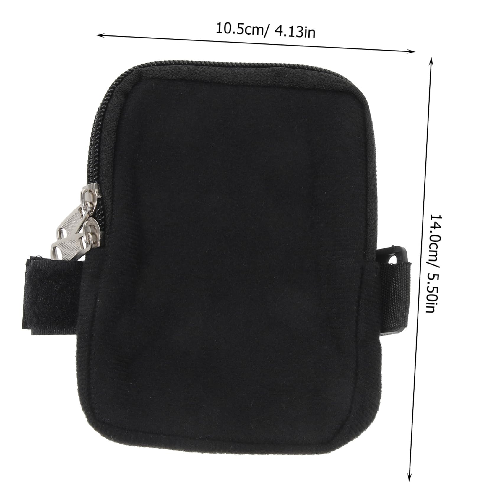 Toyvian 5 Stück Cup-Tasche Wandern Wasser handhaben im Freien schlank Reisen Aufbewahrungstasche für Trinkgläser mit Riemen Becherversorgung Einstellriemen Segeltuch Black