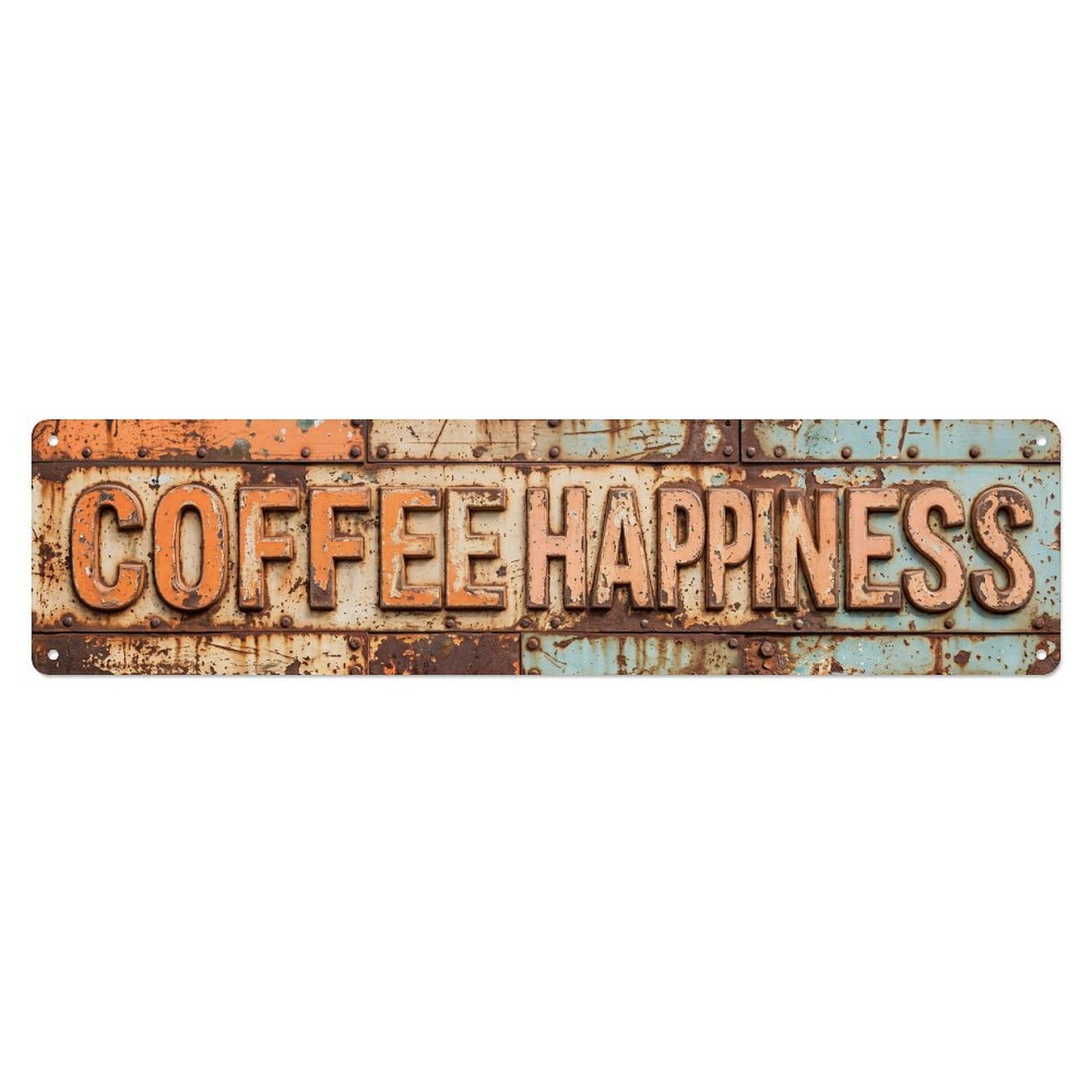 Coffee Happiness Home Metal Tin Sign