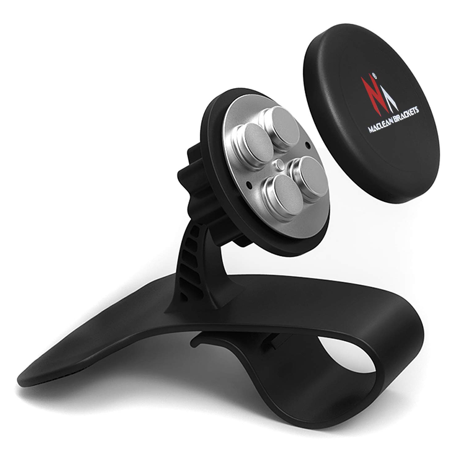 Maclean MC-858 - Supporto da Auto per Cellulare e Smartphone, con Regolazione a 360 Gradi