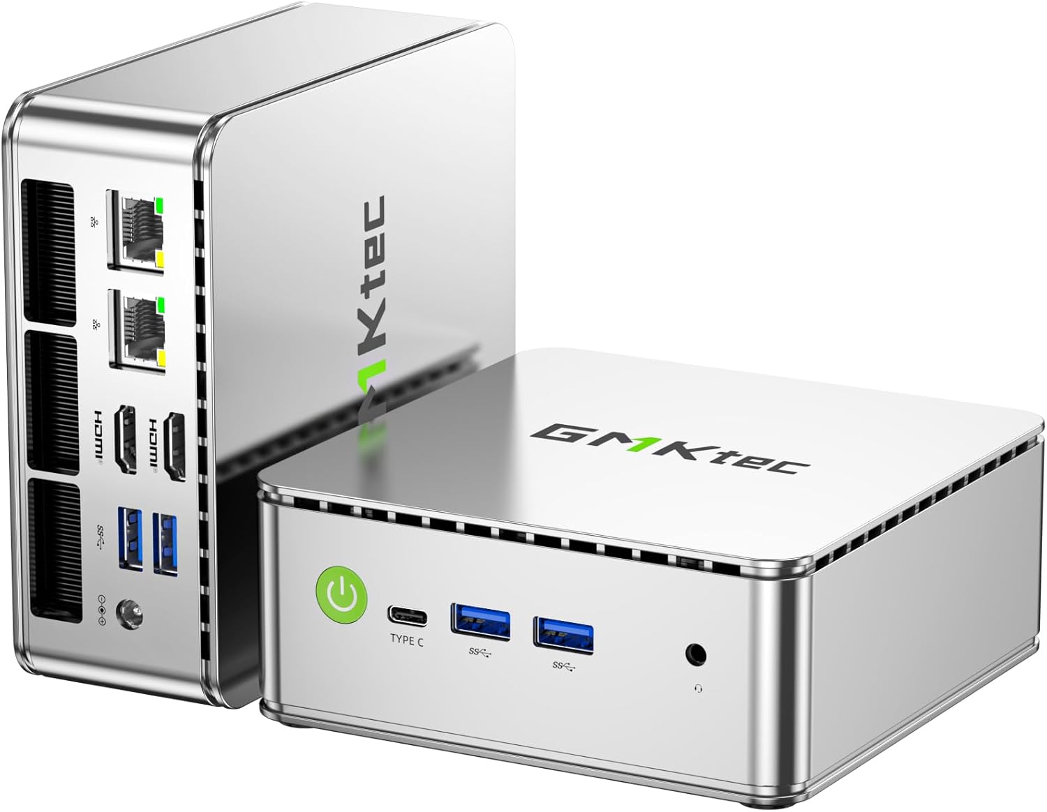 GMKtec Mini PC G5 Micro Desktop Computer AMD R2514 12th Gen (up to 3.60GHz), 12GB DDR4, 256GB Hard Drive for Business, School