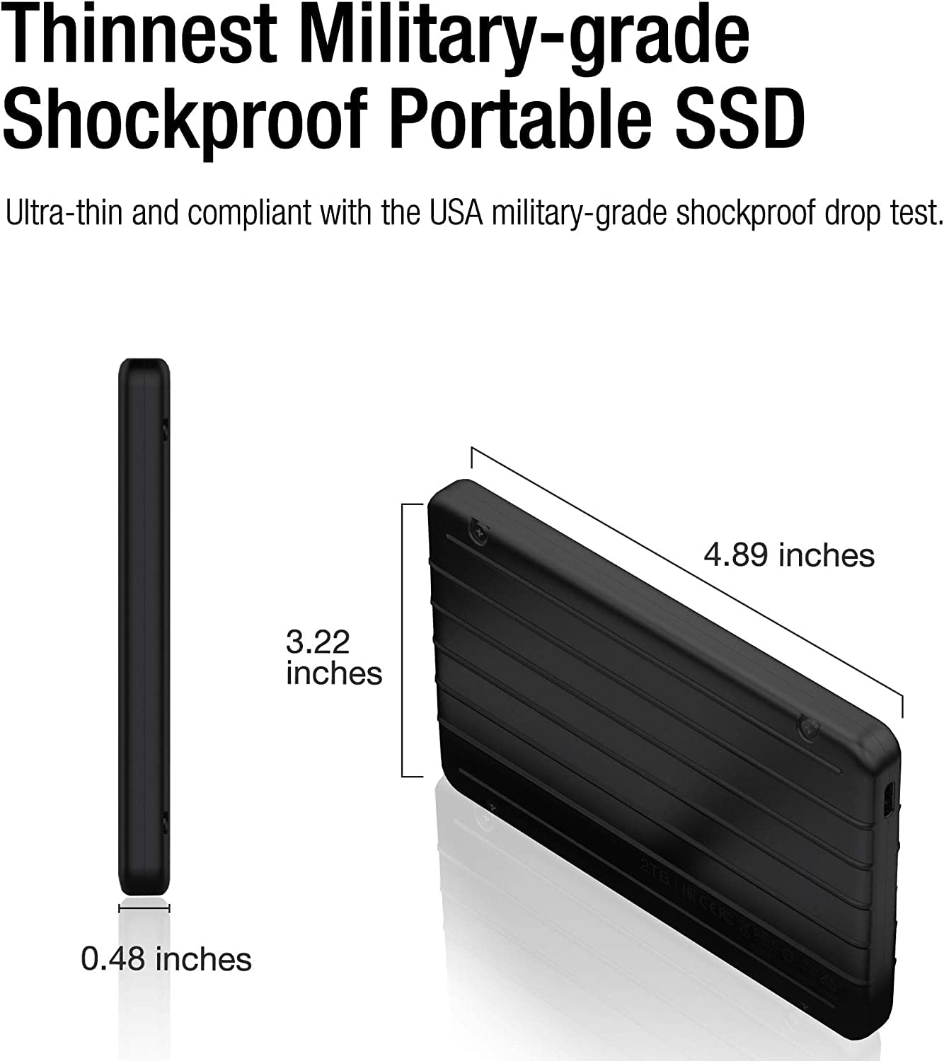 Amazon | Silicon Power 4TB 頑丈 ポータブル 外付け SSD USB