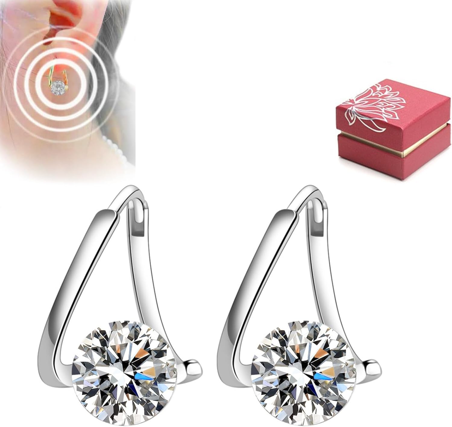 Halolux Lymphvity Germanium Earrings，Lymphvity Germanium