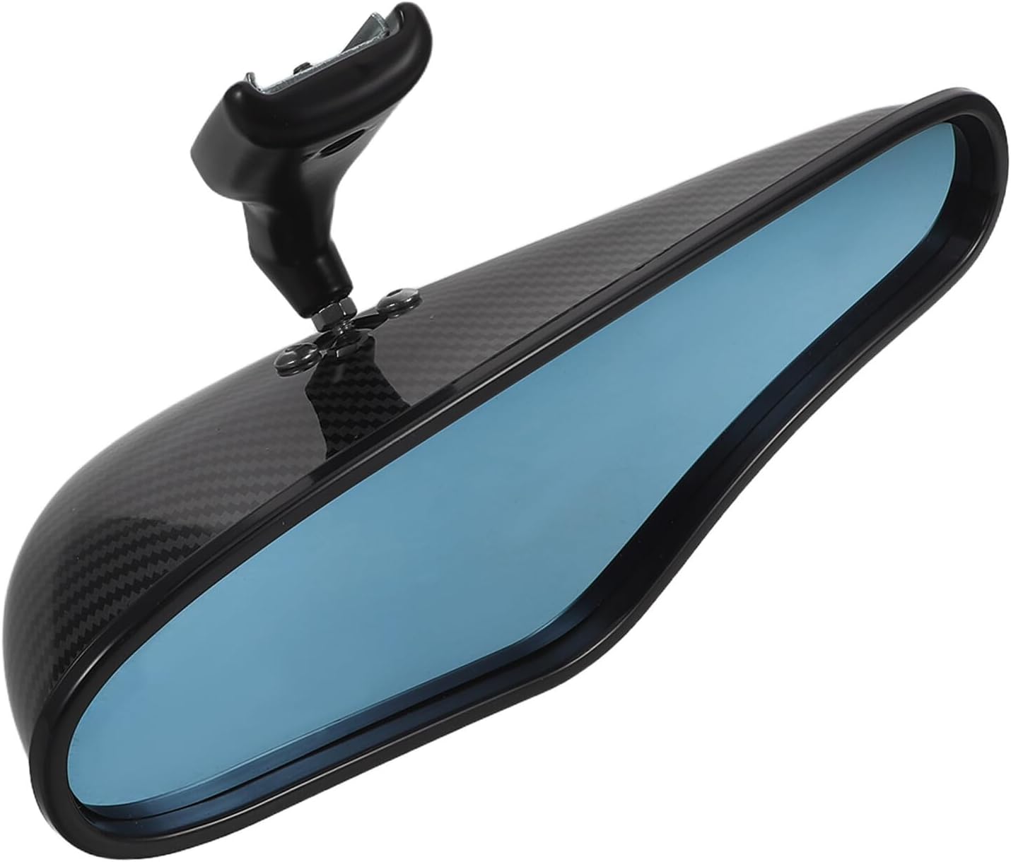 Vaguelly Universal Carbon Fiber Rearview Mirror for Car Anti-glare Interior Replacement Mirror for Vehicle Accessories