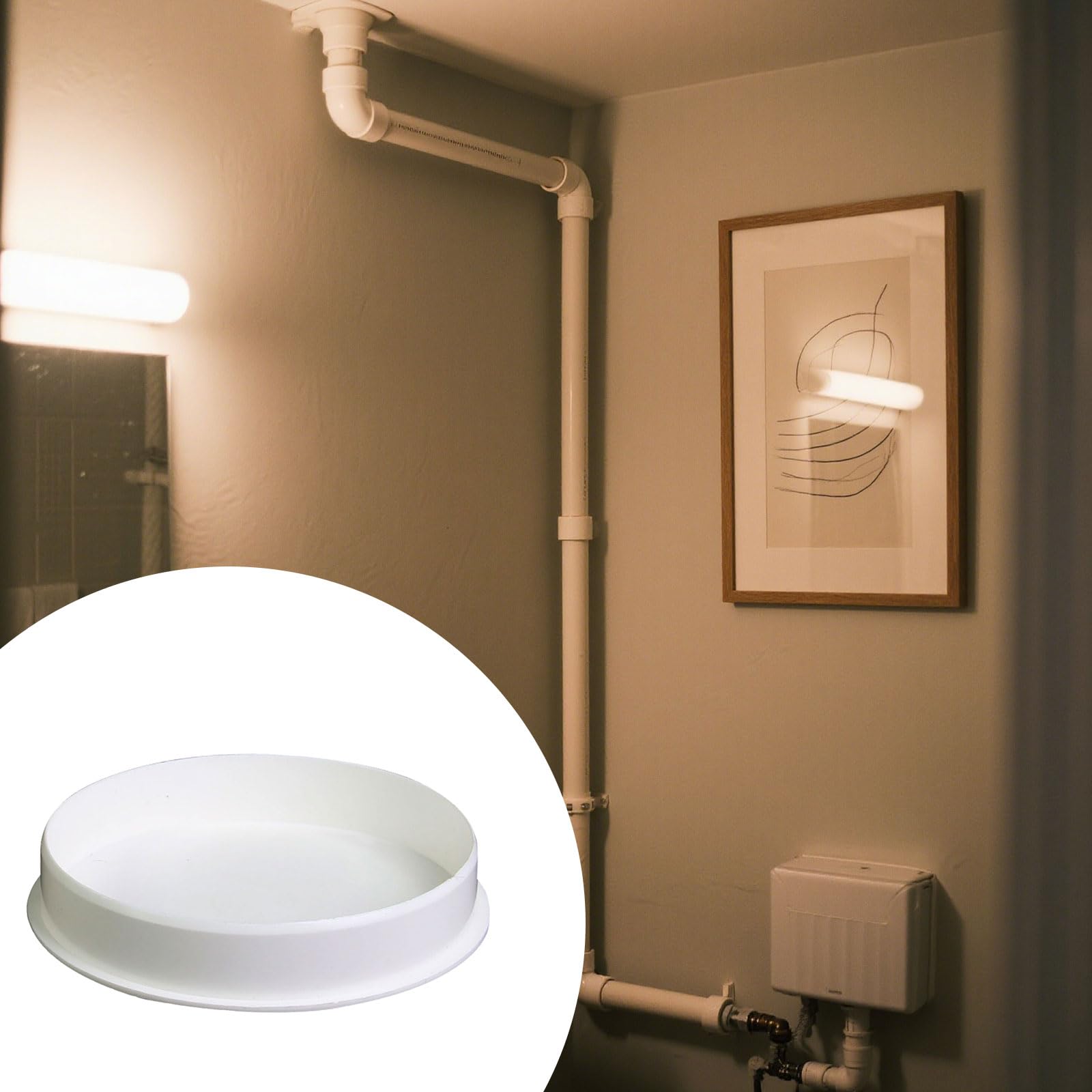 Tappo Per Tubo Fognatura DN 160 - Antiodore, Antinsetti, Facile Da Montare Senza Attrezzi