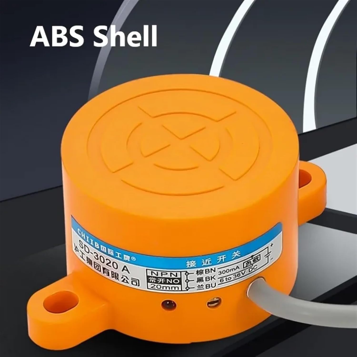 SD-3020 Round Metal Sensor Proximity Switch DC AC 2Wires 3 Wires 4Wires NPN PNP NO NC Inductive Sensors 1PCS(Size:AC2Wire NO)