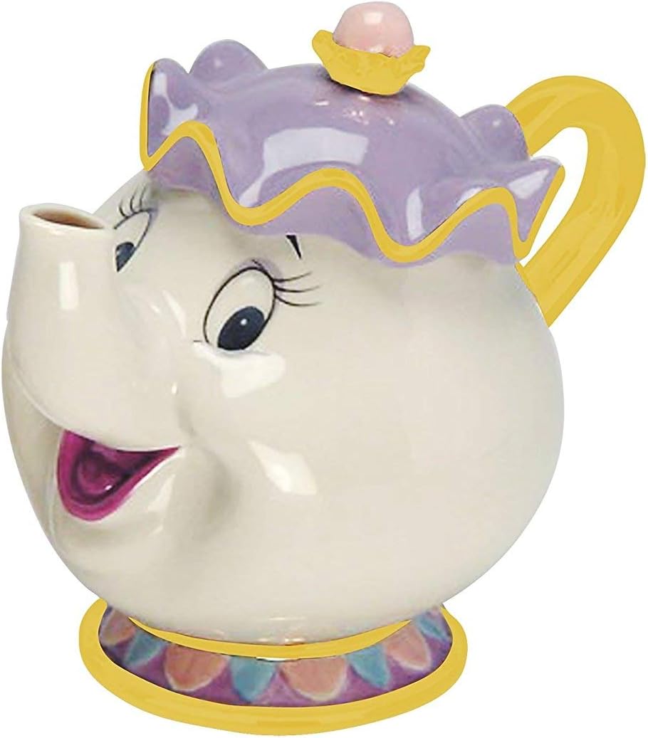 Vandor Beauty and the Beast Mrs. Potts Sculpted Ceramic Teapot #94008