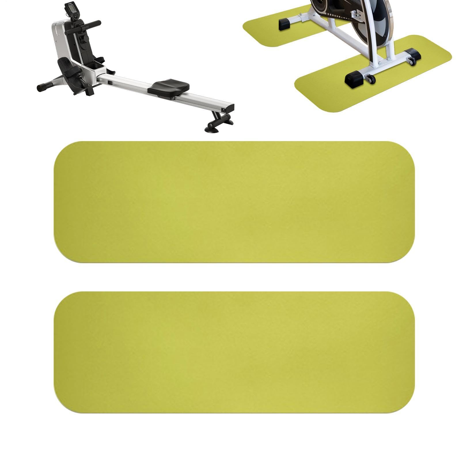 Mata pod bieżnię na podłogi drewniane Antypoślizgowa | Redukcja Hałasu 25x80 cm Mata Do Roweru Stacjonarnego Do Siłowni, Domu, Ćwiczeń, Treningu, Dywanu, Pokoju Zabaw, Podłóg