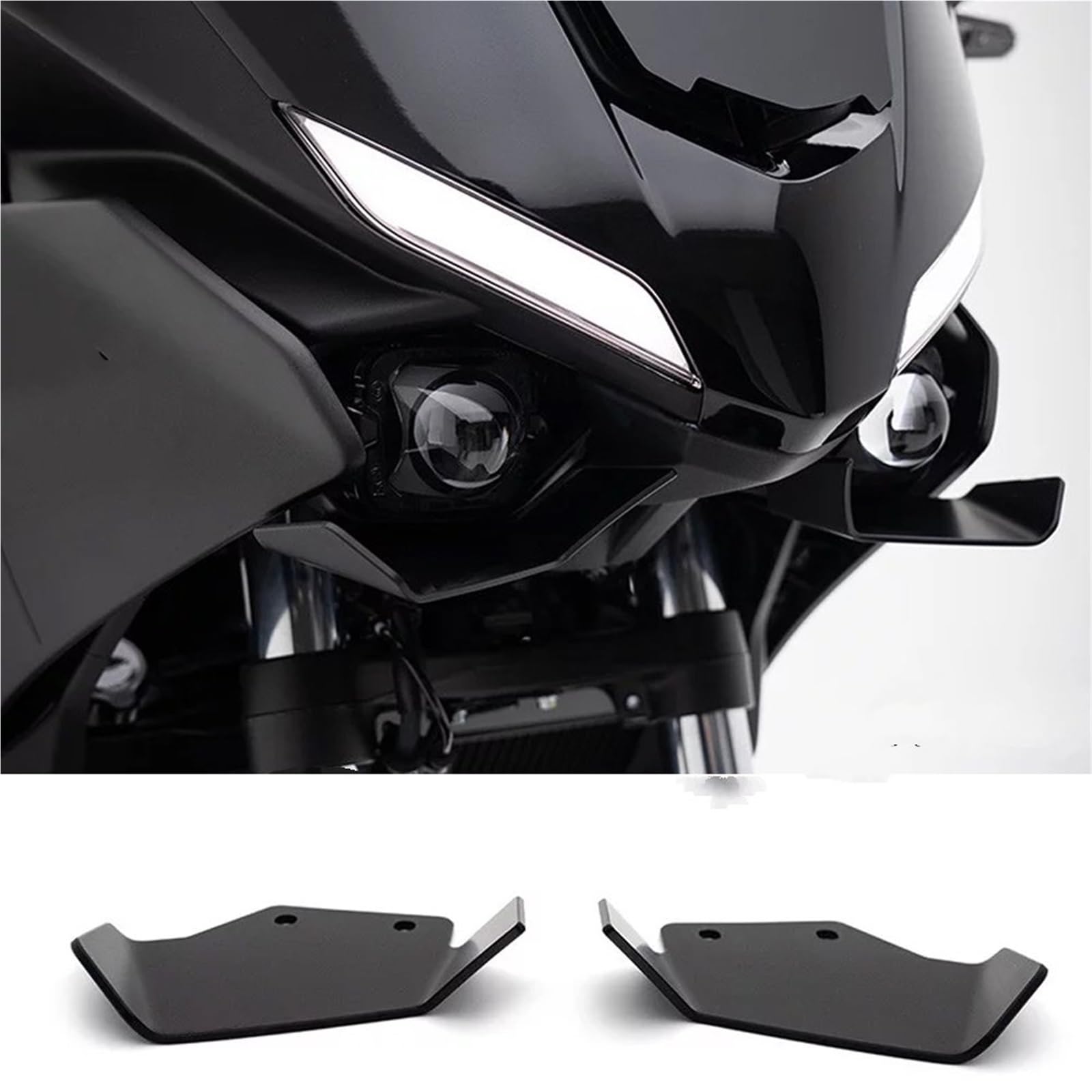 Für Y&amaha Tracer 7/7GT 2021 2022 2023 2024 2025 Motorrad-Winglet-Spoiler Tracer 7GT Erweiterte Abdeckung Winglet-Verkleidung Spoiler