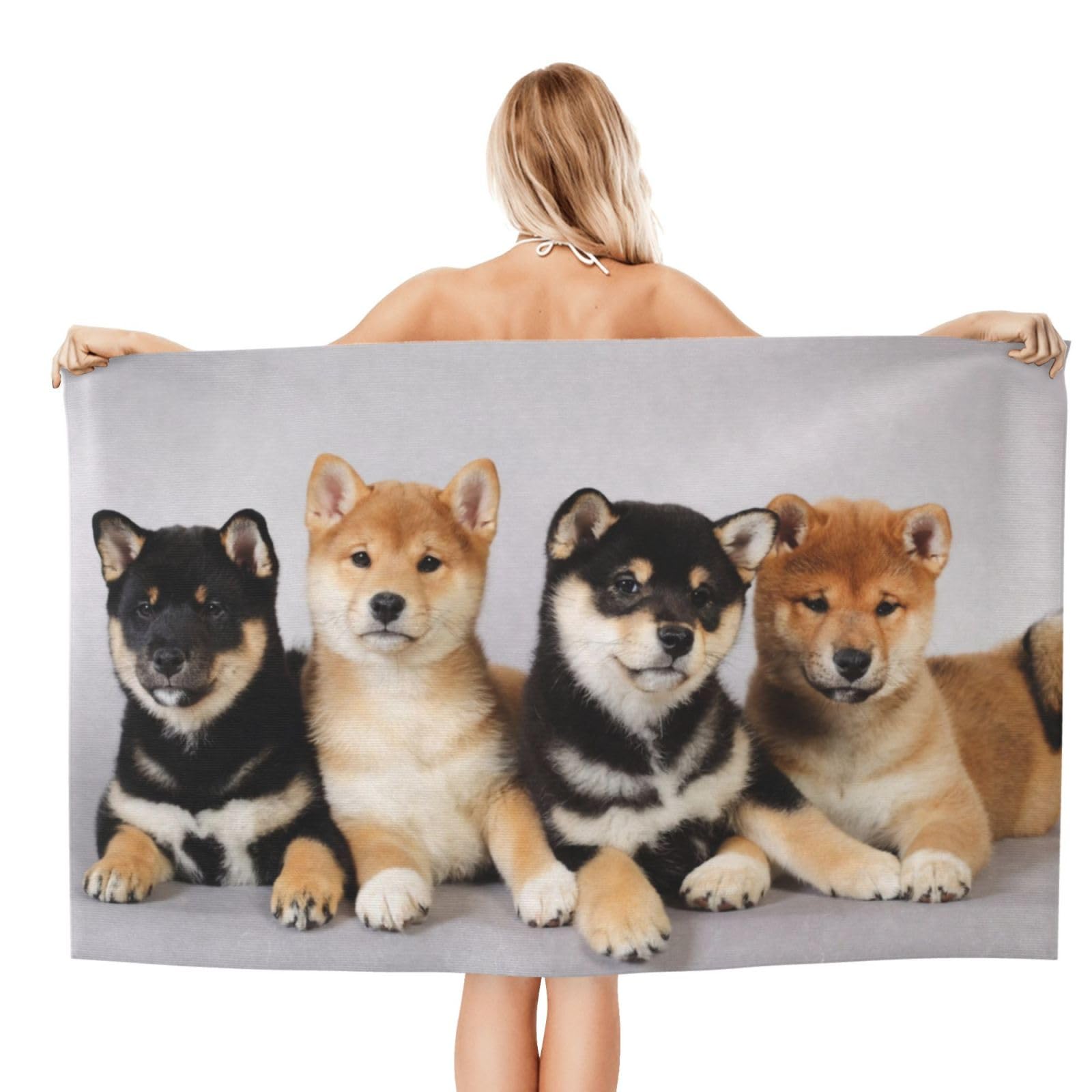 専用❤みかん❤コットン×マイクロ⭐超大判ハンドタオル❤柴犬 専用❤みかん❤コットン×マイクロ⭐超大判ハンドタオル❤柴犬