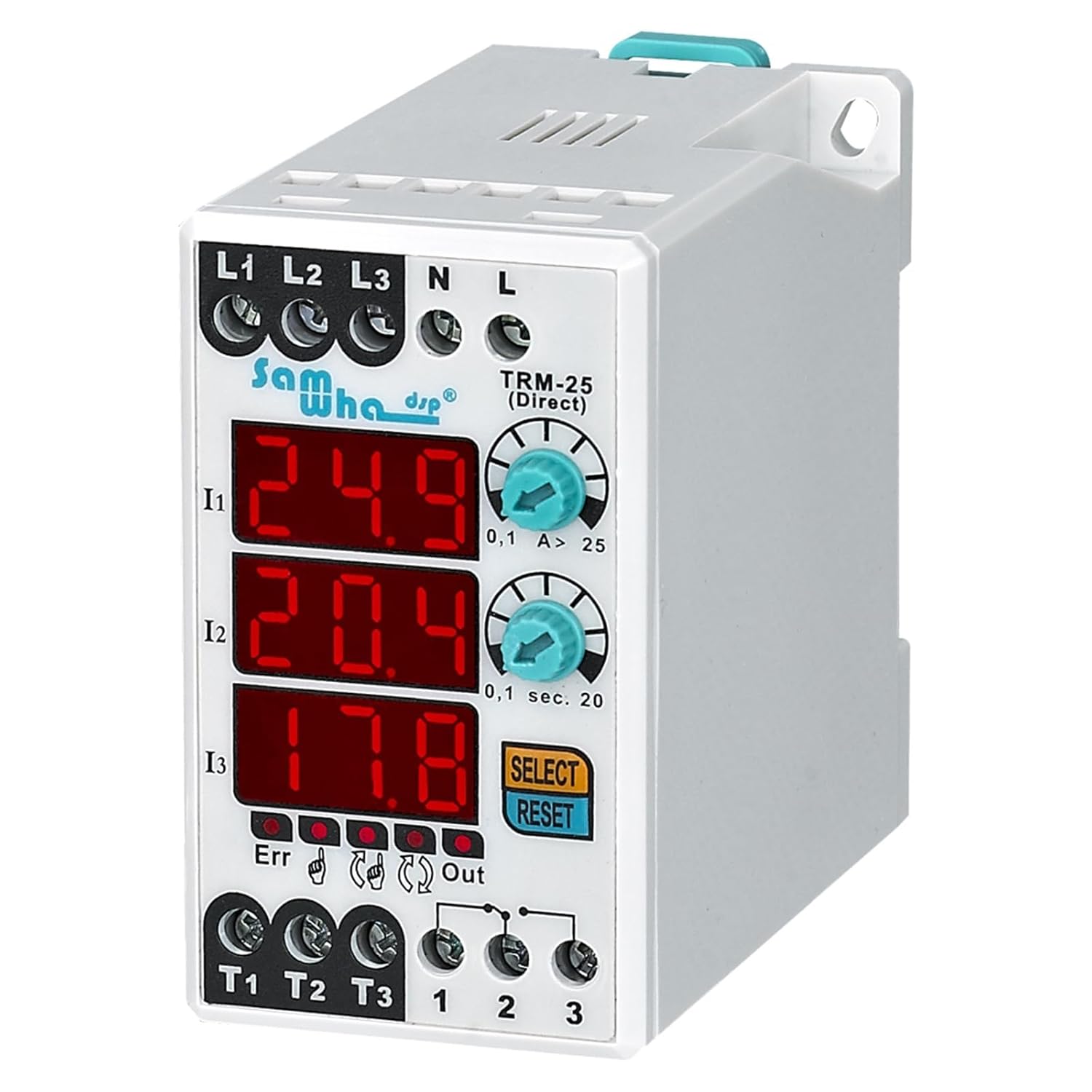 TRM-25 Digital Overload Asymmetry Relay Thermal (TRM-03 (0.1-3A))