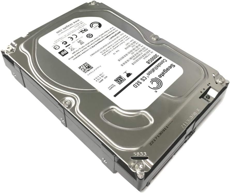 Seagate Enterprise Value HDD - Cloud Storage - 3 TB 7200RPM 6Gb/s 64 MB Cache 3.5 Inch Internal Bare Drive (ST3000NC000)