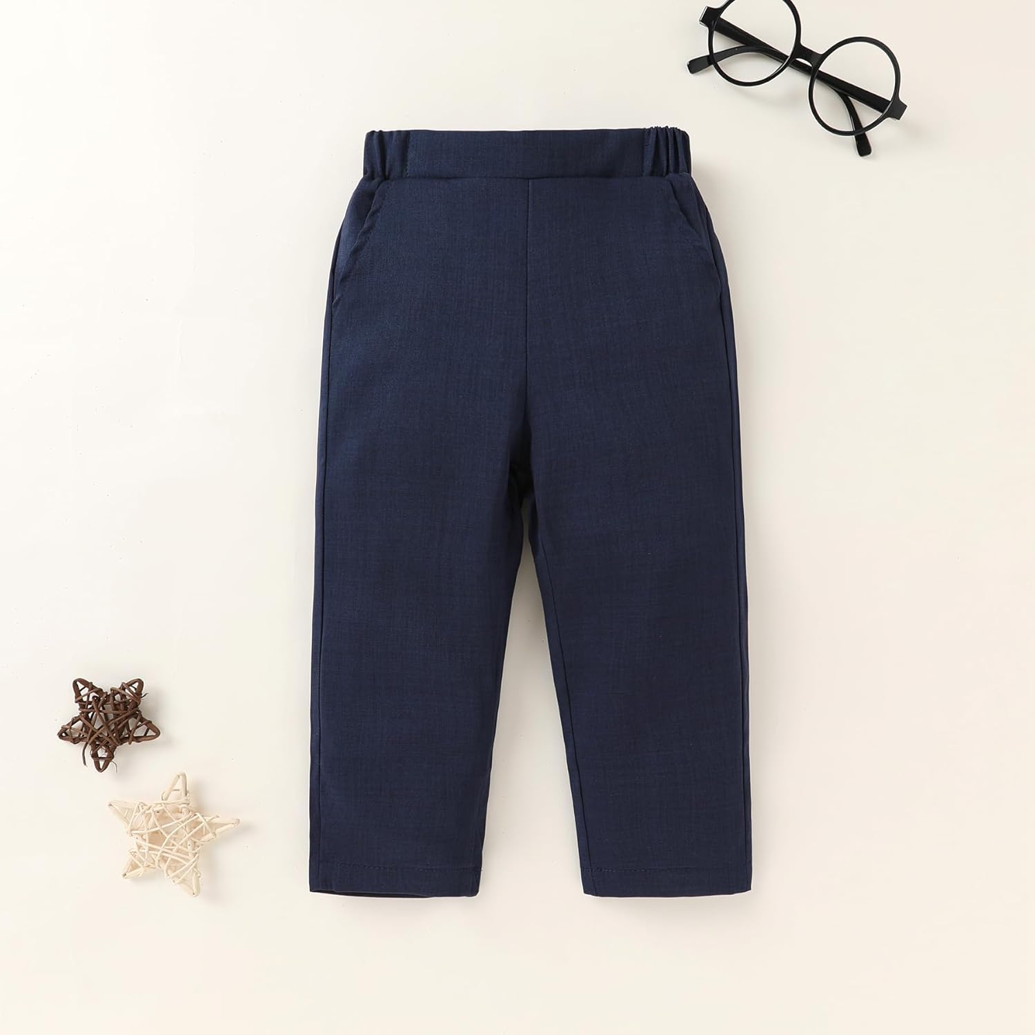 YOUNGER TREE Toddler Boy Clothes Suit Gentleman Wedding Outfits Baby Formal Dress 4-Piece Set - Image 3