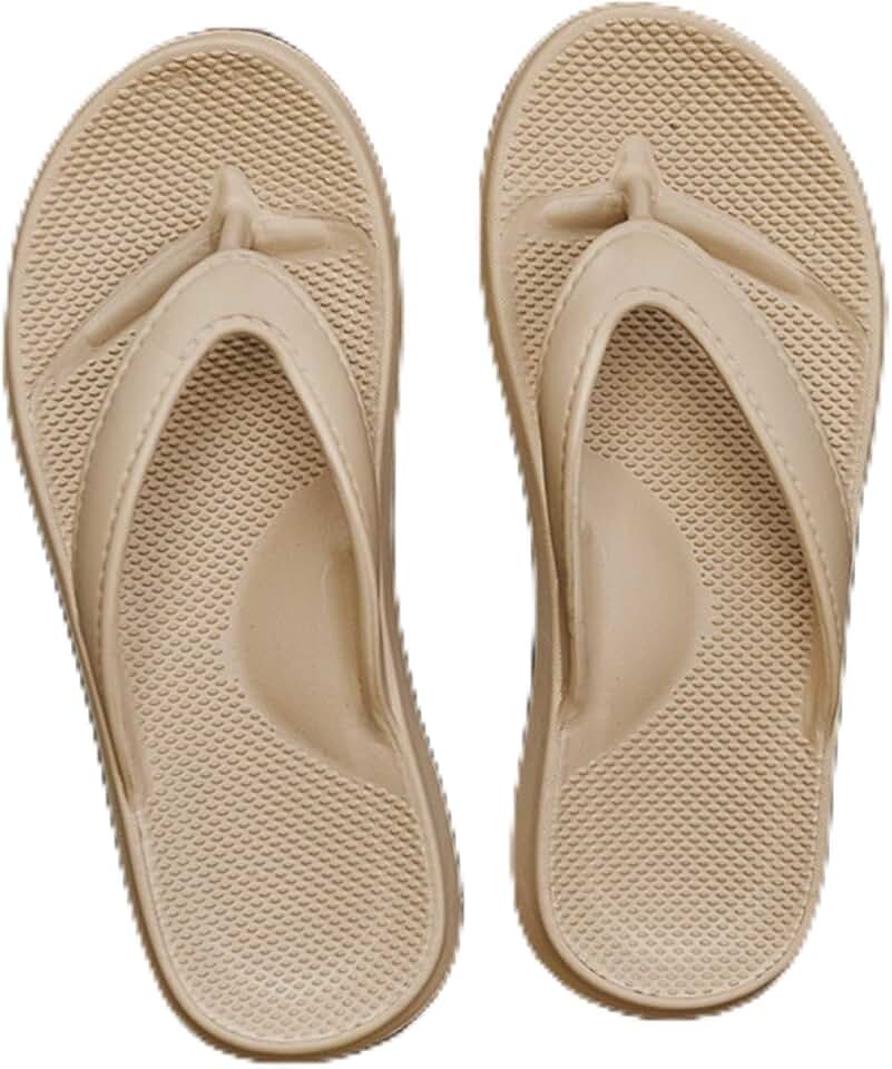 Chinelos femininos com suporte de arco – Sandálias ortopédicas para fascite plantar, chinelos de verão na praia e piscina