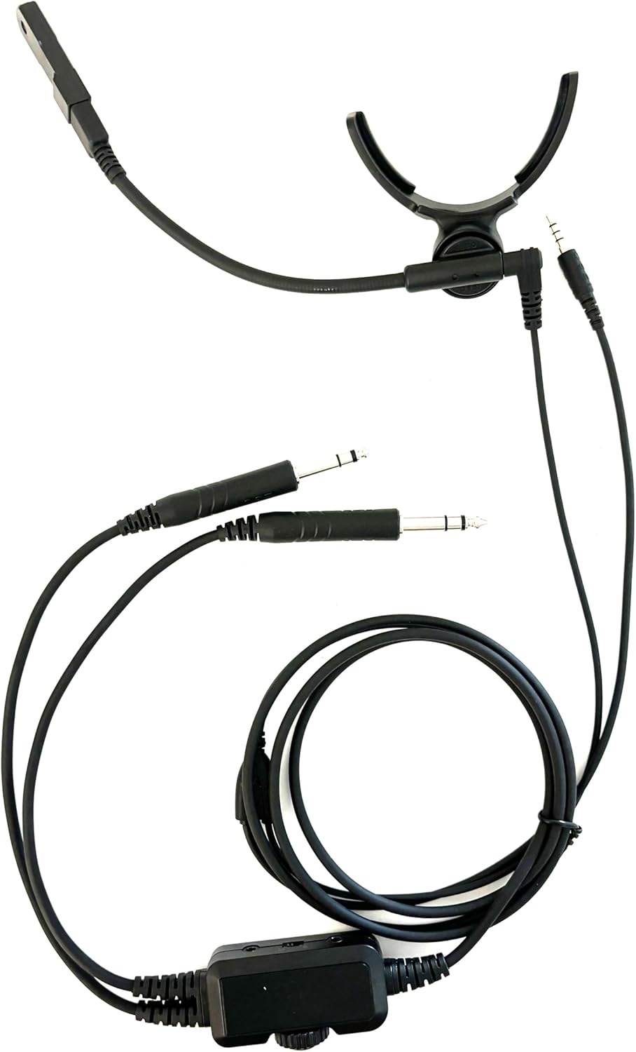 Pro XS Aviation Microphone Attachment. Compatible with XM4/3 ANR Headphones