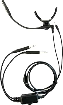 Pro XS Aviation Microphone Attachment. Compatible with XM4/3 ANR Headphones