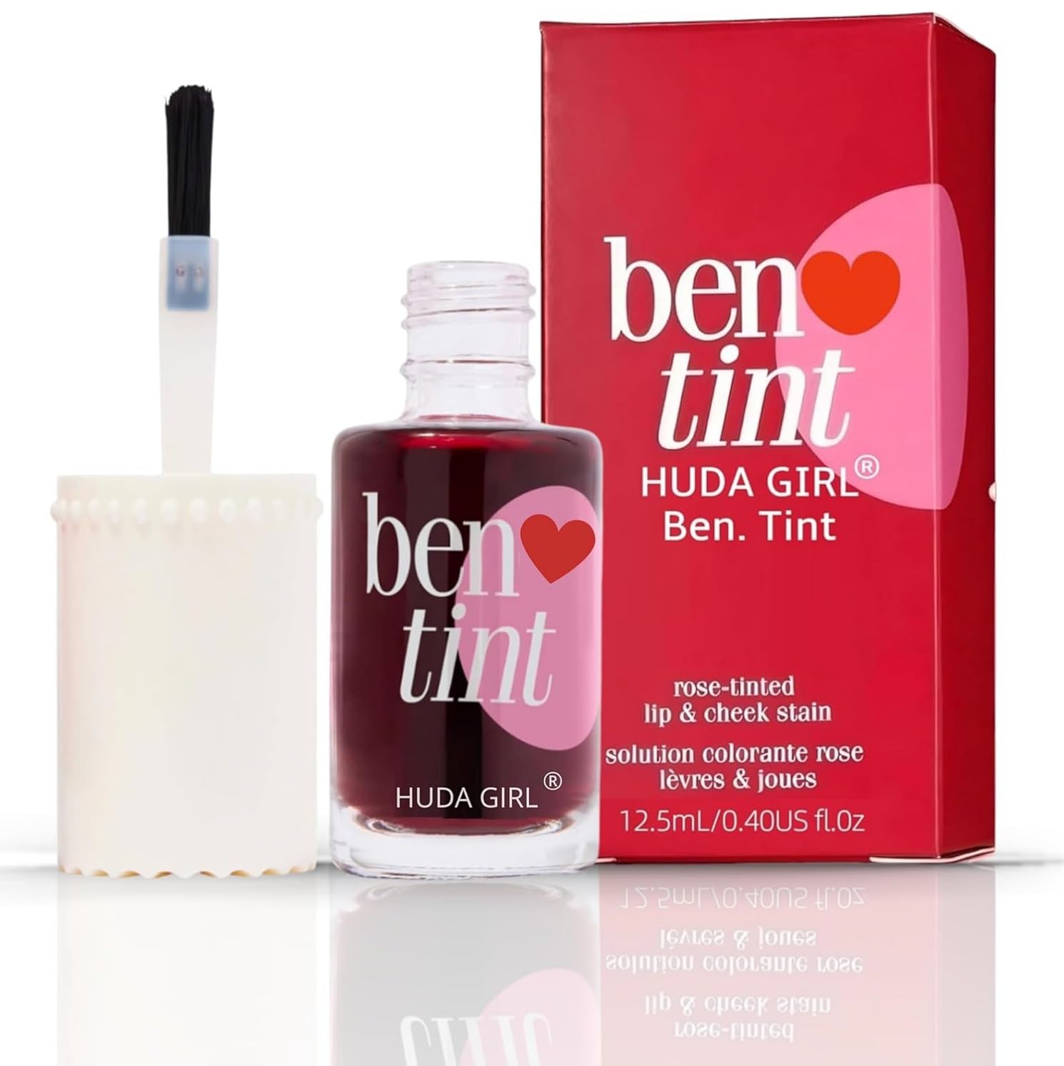 Mr. Huda Korean Style Liquid Lip And Cheek Tint With Rose Fragrance, Nourishing & Long-Lasting.