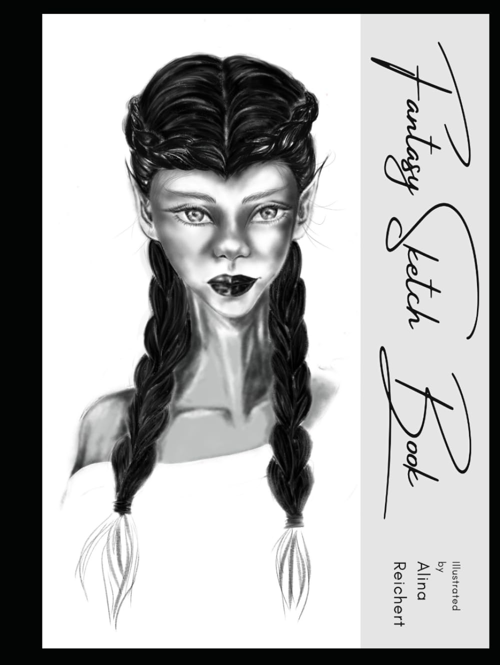 Fantasy sketch book grand format pour dessin manga et fantastique