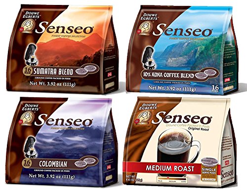 Senseo 4-flavor Coffee Variety Pack, World Edition - 16-count Pods - (Pack of 4)