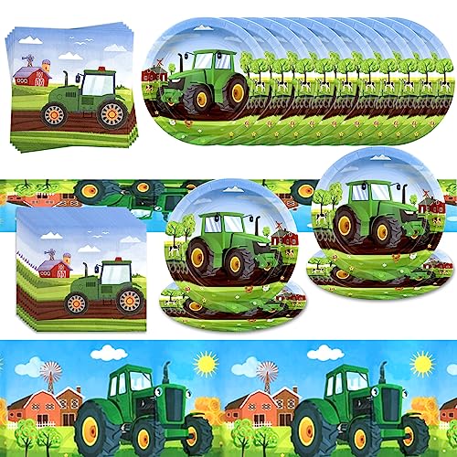 Traktor-Kuchen-Deko Set – 16-teilige Tortendekoration Für Kindergeburtstage & Bauernhof-Partys