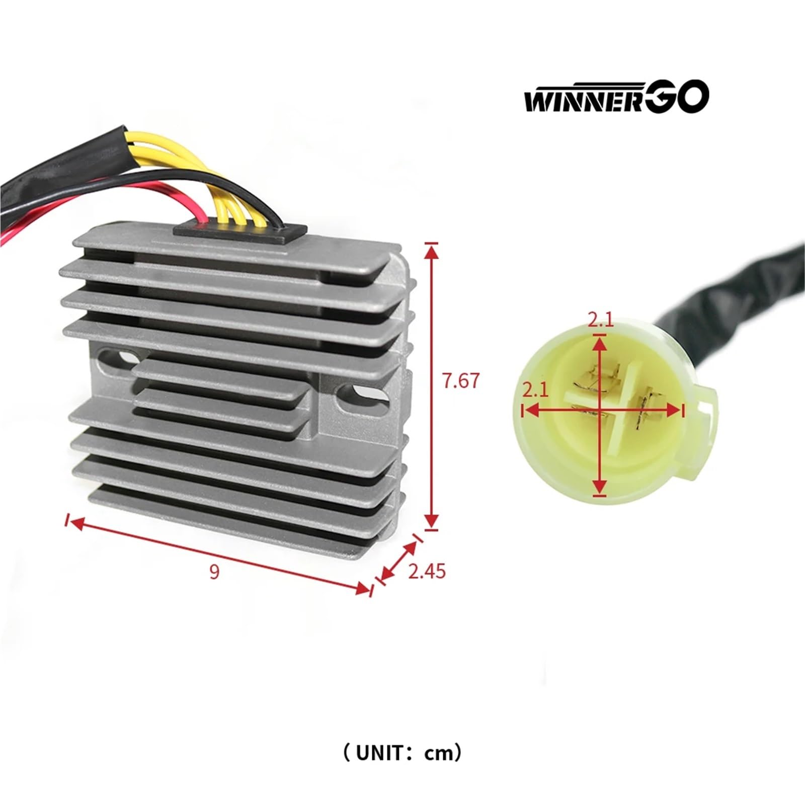 Regulador de voltaje y rectificador para motores fueraborda de 80-100 HP, 4 tiempos, 2000-2005, PN F100 F80, 67F-81960-12-00, 67F-81960-11-00.