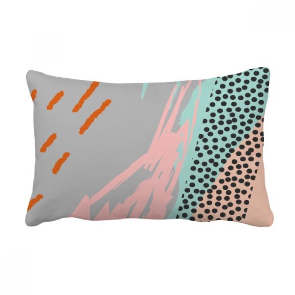 Oreiller lombaire plantes art soulage mal de dos coussin canapé multicolore