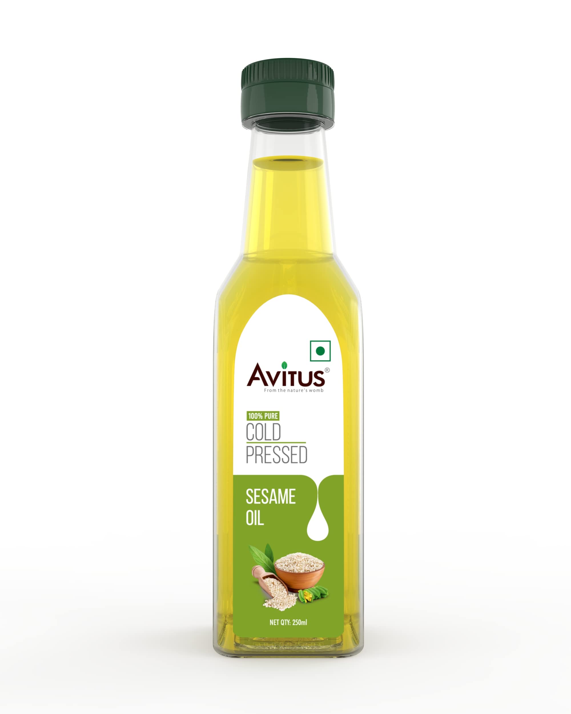 AVITUS Sesame Oil I 100% Pure & Natural White Til Oil I Virgin & Unrefined Cold Pressed I for Daily use, Skin Glow & Hair Growth I Enjoy with Noodles, Salads, Stir-fries, Sauces, Marinades (250 ml) (B09KW16K9T) Amazon Price History, Amazon Price Tracker
