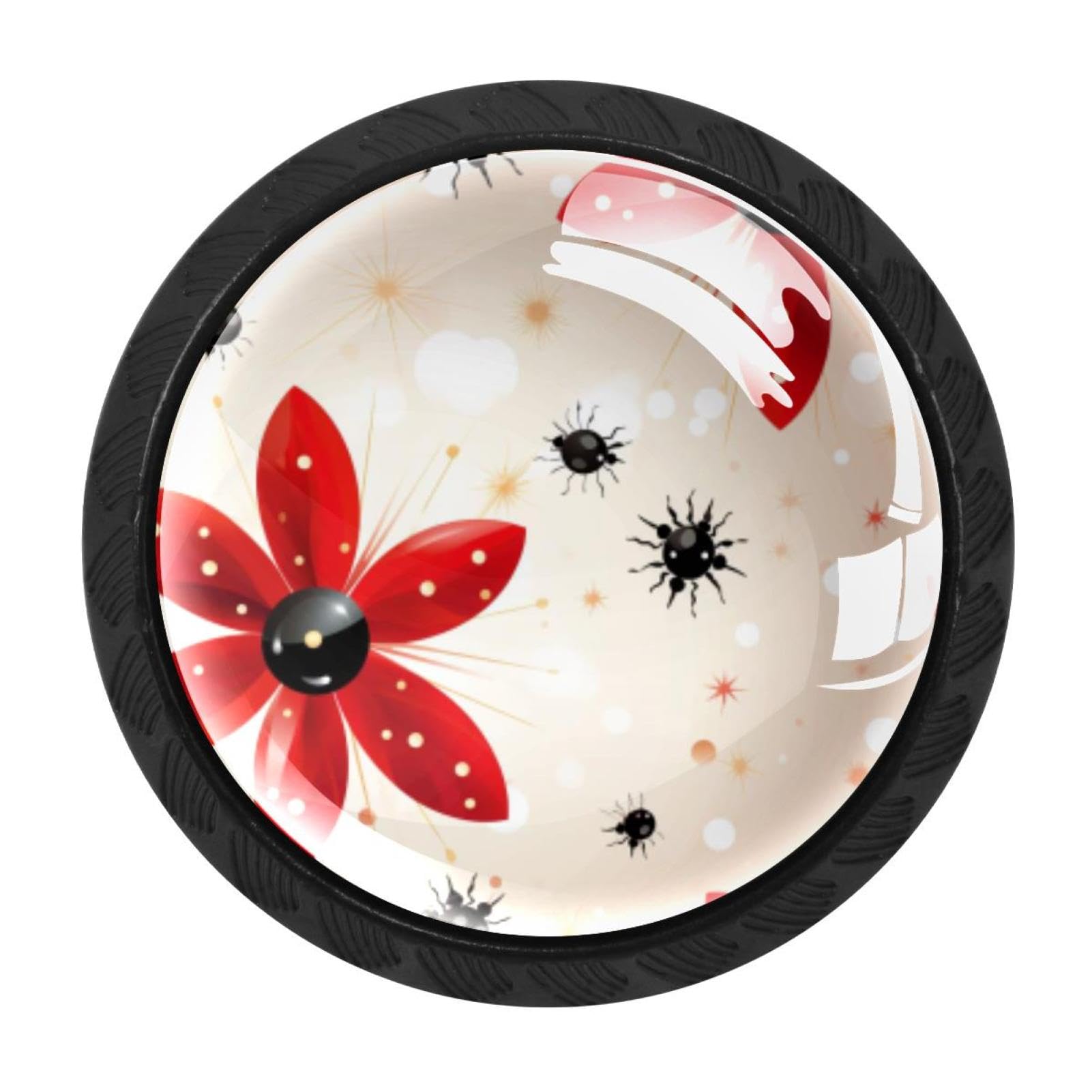 Chenzzzz Multicolored 06 4 Pack Ladybird Kitchen Cabinet Knobs Drawer Knobs Door Dresser Handles For Personalized Gifts Great For Any Occasion