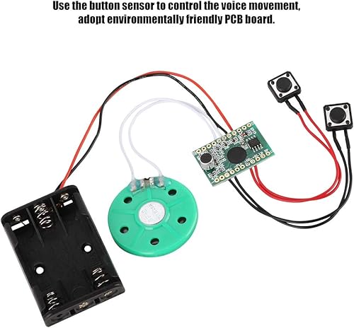 Miniatura 5 de Módulo de voz grabable, tarjetas de felicitación DIY Chip 30 segundos de sonido de música grabadora de voz módulo de tablero de música para tarjeta