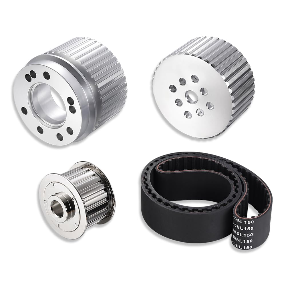 Belt Drive Pulley Set Water Pump Pulley Replacement Cogged