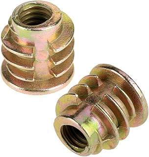 Porca de cabeça hexagonal de liga de zinco à prova de ferrugem, porca hexagonal de liga de zinco, prendedor de móveis para móveis para móveis de madeira inserção de madeira