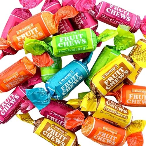 Tootsie Rolls Fruit Chews 5 Flavor Assorted Mix 2 lb