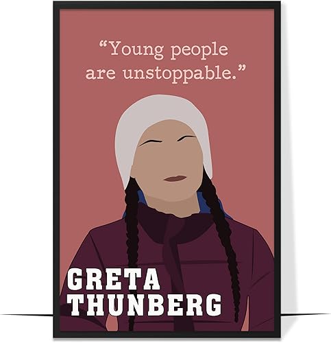 Miniatura 40 de LOLUIS Arte de Pared Inspirador, SIN MARCO 16x24 pulgadas Obra de Arte de Citas de Mujeres Empoderadas Dibujada a Mano, Decoración Motivacional