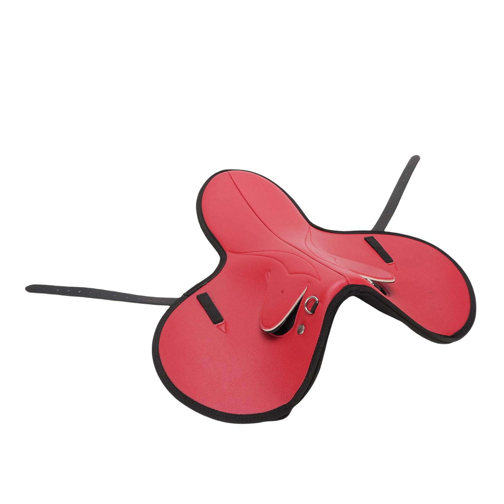 Topiky Almohadilla para Silla de Montar de Caballo, Cojín Protector Cómodo, Antideslizante, Amortiguador, Color Rojo, 18,9 X 18,9 Pulgadas, para Eventos de Equitación