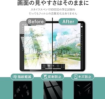 Amazon.co.jp: ベルモンド iPad mini 7 / mini 6 用 ペーパータイプ