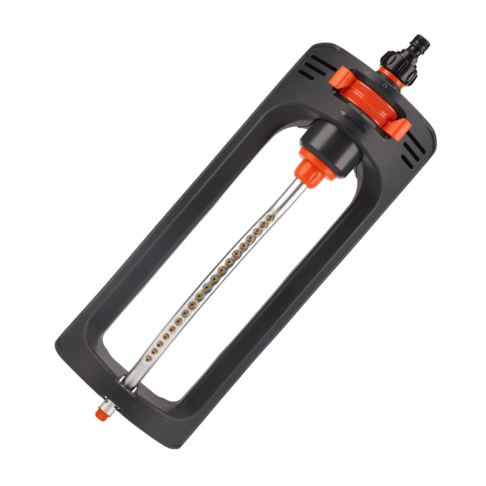 Irrigatore Oscillante Automatico per Prato, 19 Fori 4 Modalità, Irrigazione Giardino Domestico Agricola