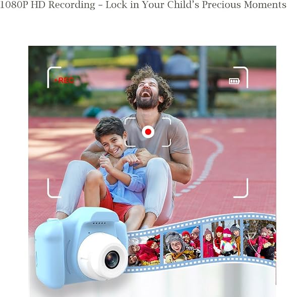BSLVWG Kids Camera Digital Camera for Boys Girls,1080P HD Video Camera for Kids with 32GB SD Card/2 Inch IPS Screen,Christmas Birthday Gifts Funny Toys Gifts for Boys & Girls Age 3-12 (X11S-Pink)