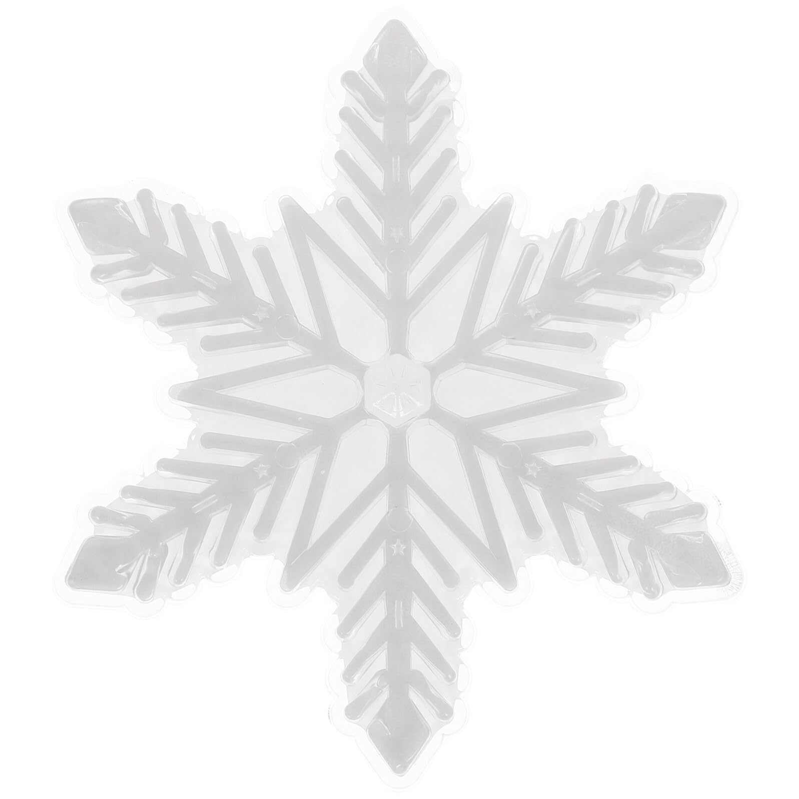 GALPADA Adesivo Antiscivolo per Snowboard Fiocco di Neve 3D Tappetino Resistente in Plastica Rigida Accessorio Sport Invernali per Controllo Sci Facile Applicazione per Uso Outdoor