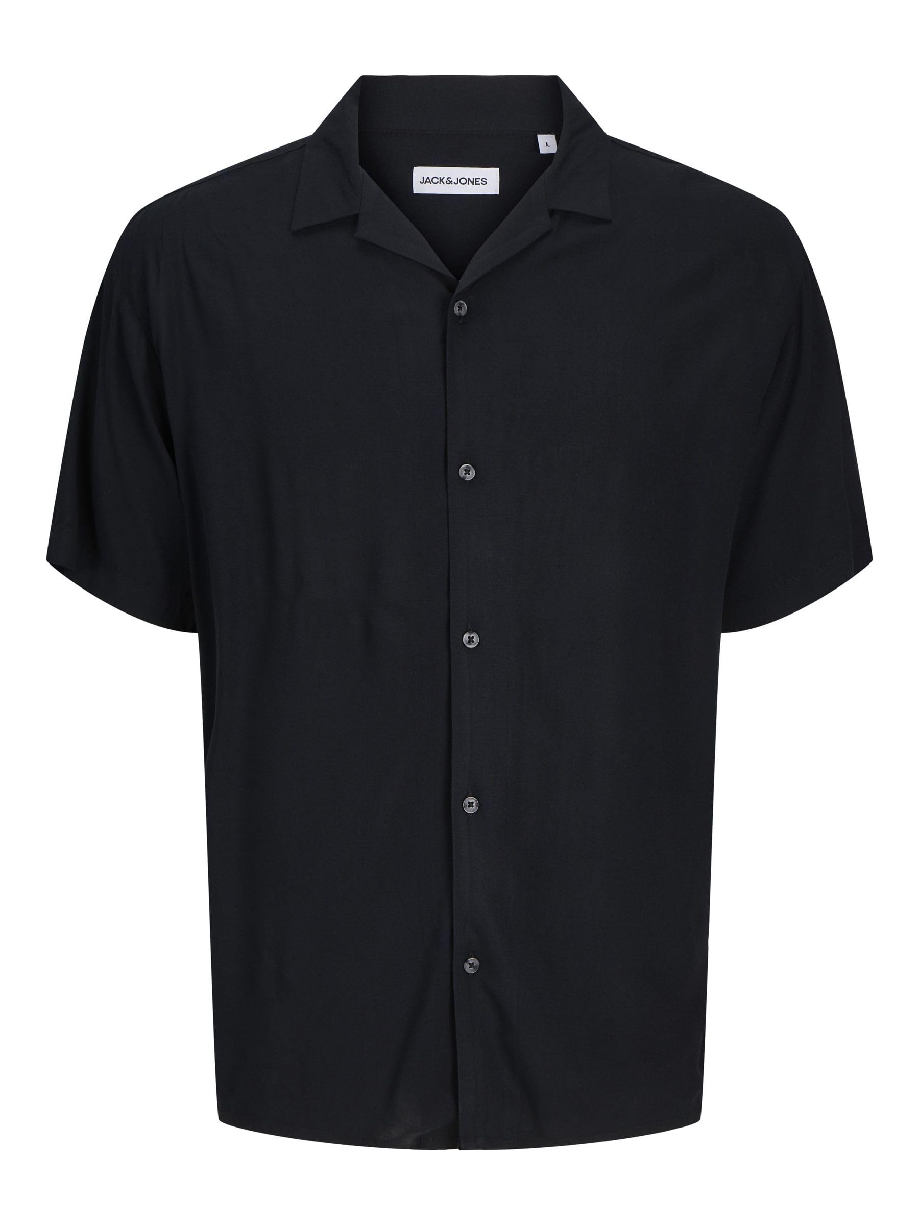 Jack & Jones Men's Noir Shirt Jeff Solid