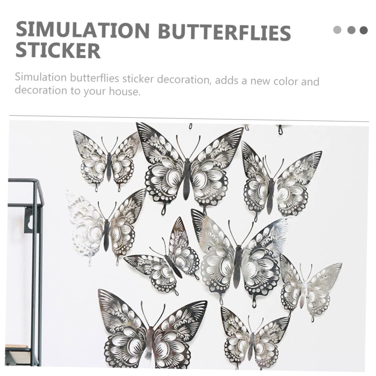 BESTonZON 120stücke Dekorative Schmetterlings Wandaufkleber Wunderschöne Wanddekoration Für Hochzeiten Partys Und Kinderzimmer Lebensechte Schmetterlinge Hochwertigem Material