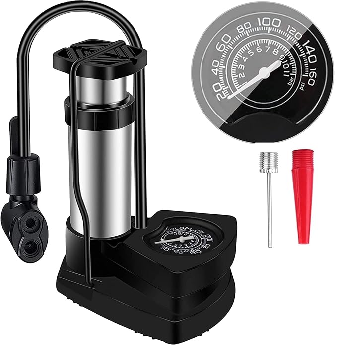 HSR Bike Accessories and Cycle for Universal Portable Foot Air Pump