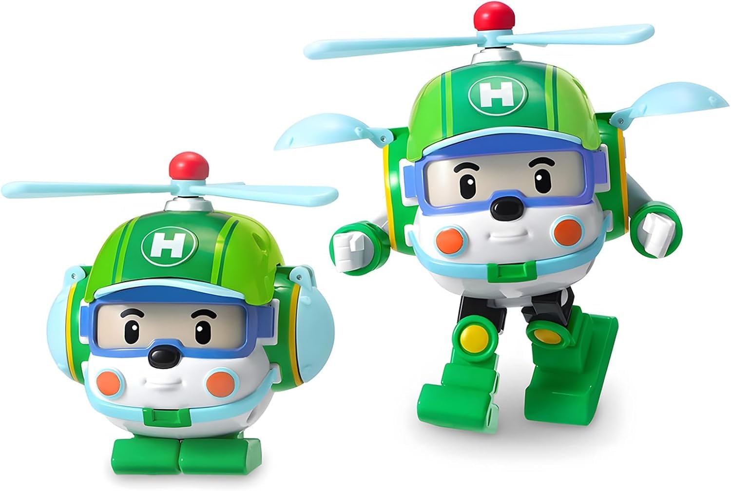 Robocar Poli - Transformable Héli figure - robot or helicopter - 10 cm - nursery toy