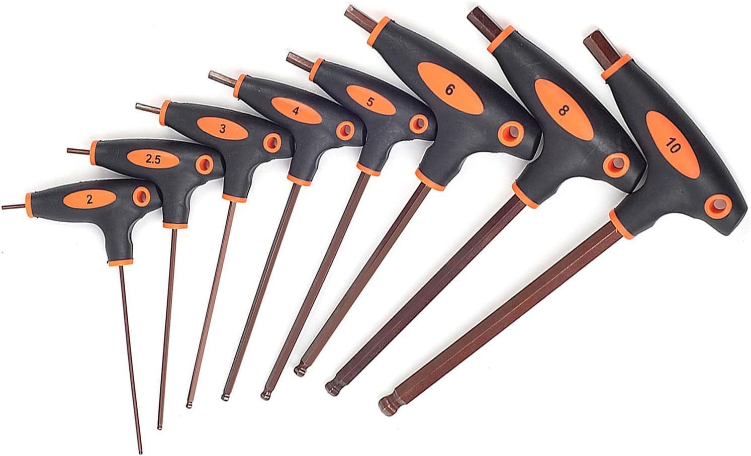 Ebocher 8mm T Handle Allen Wrench Ball Head Metric S2 Industrial